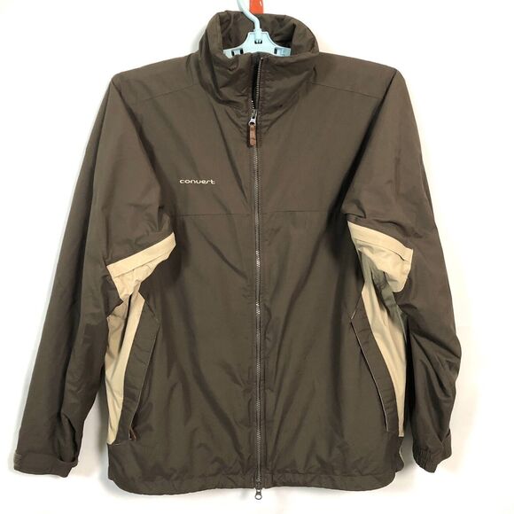 Columbia Mens Hiking & Snowboard Jacket Size M Cocoa Insulated ConvertBoardWear - Picture 3 of 11